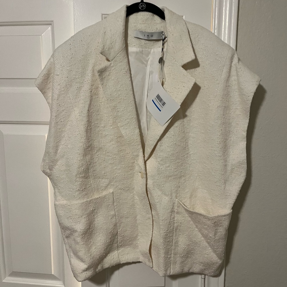 IRO Off-White Textured Garment